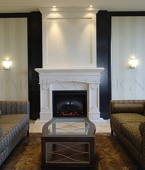 Biagio Stone Mantels For Fireplace